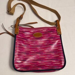 Fossil Pink and Tan Crossbody Bag